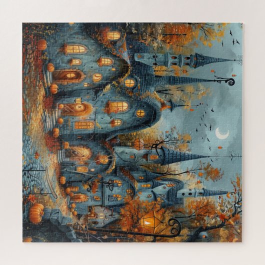 Autumn Cityscape Puzzle Legpuzzel (Horizontaal)