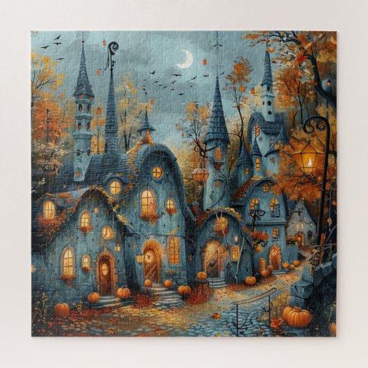 Autumn Cityscape Puzzle Legpuzzel (Verticaal)