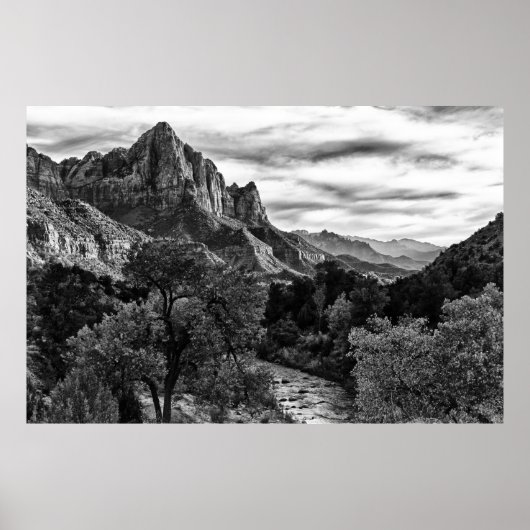 Autumn Climax B/W Poster (Voorkant)