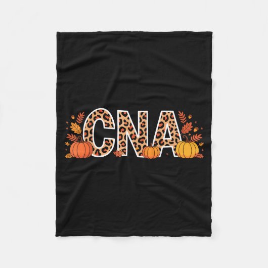 Autumn Cna Fall Certified Nursing Istant  Fleece Deken (Voorkant)