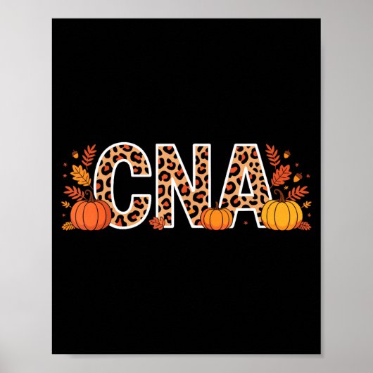 Autumn Cna Fall Certified Nursing Istant  Poster (Voorkant)