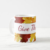 Autumn Coffee Mok-geeft Bedankt Koffiemok (Voorkant links)
