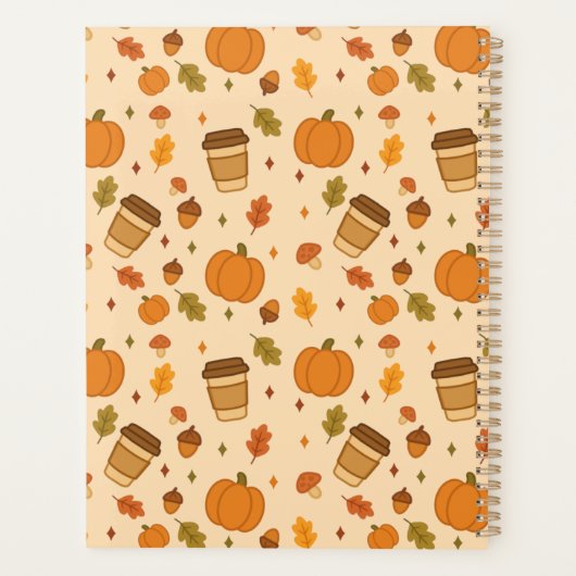 Autumn Coffee Planner (Achterkant)