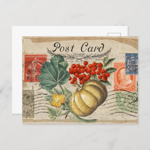 AUTUMN  COLLAGE BRIEFKAART