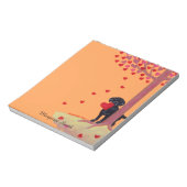 Autumn Color Black Labrador Notitieblok (Linkerzijde)