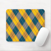 Autumn Color Geometric Pset Yellow Brown Pattern Muismat (Met muis)
