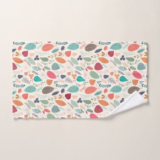 Autumn Color Leaves Pattern Handdoek (Handdoek)