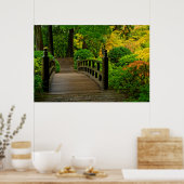 Autumn Color, Portland Japan Garden Poster (Keuken)