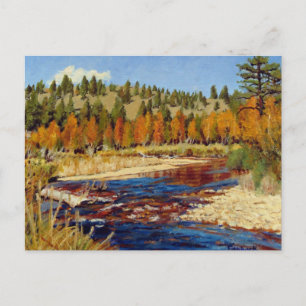 Autumn Colorado Mountain Stream Briefkaart