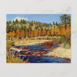  Autumn Colorado Mountain Stream Briefkaart