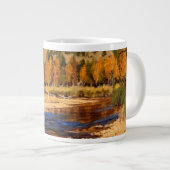 Autumn Colorado Mountain Stream Grote Koffiekop (Voorkant rechts)