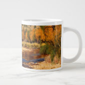 Autumn Colorado Mountain Stream Grote Koffiekop (Rechts)