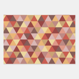 AUTUMN COLORED POLKA DOTS & STRIPES INPAKPAPIER VEL