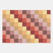 AUTUMN COLORED STRIPES & CUBES INPAKPAPIER VEL (Voorkant 2)