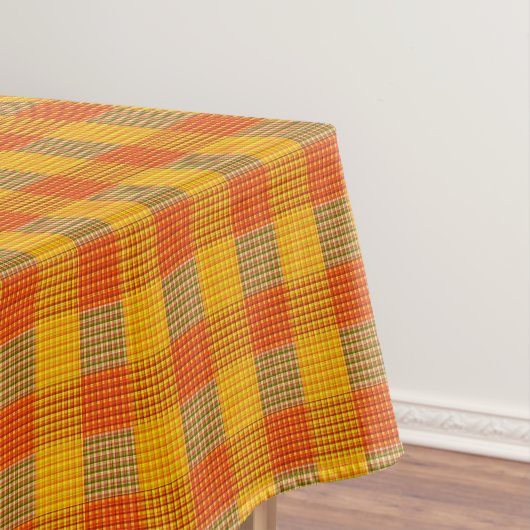Autumn Colored Tartan Print, Tafelkleed (Voorbeeld)