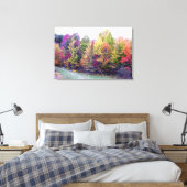Autumn Colors Canvas afdrukken (Insitu (Slaapkamer))