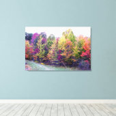 Autumn Colors Canvas afdrukken (Insitu (Houten vloer))