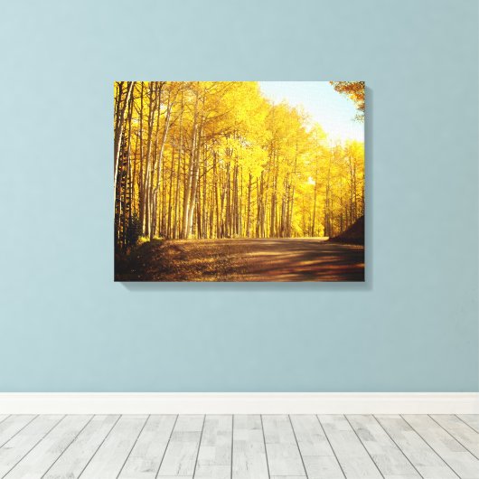 Autumn Colors Canvas afdrukken (Insitu (Houten vloer))