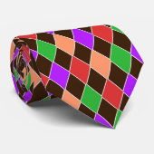 Autumn Colors Harlequin Stropdas (Opgerold)