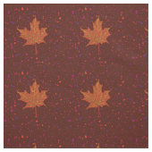 Autumn Colors Maple Leaf Botanical Tekening Stof (Swatch)