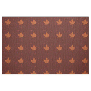 Autumn Colors Maple Leaf Botanical Tekening Stof