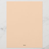 Autumn Colors Stationery Paper Briefhoofd (Achterkant)