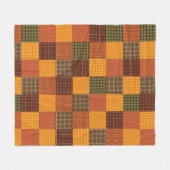 Autumn Comfort Quilt Fleece Deken (Voorkant (Horizontaal))