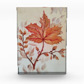 Autumn cooper vine leaf fotoblokken (Voorkant)