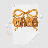 Autumn Coquette Mama – Gezellige Herfst Esthetisch Golfhanddoek (Insitu)