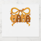 Autumn Coquette Mama – Gezellige Herfst Esthetisch Sparkling Wijnetiket (Enkel label)