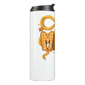 Autumn Coquette Mama – Gezellige Herfst Esthetisch Thermosbeker (Gedraaid links)