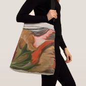 Autumn Cornucopia Abstracte kunst Crossbody Tas (Dichtbij)