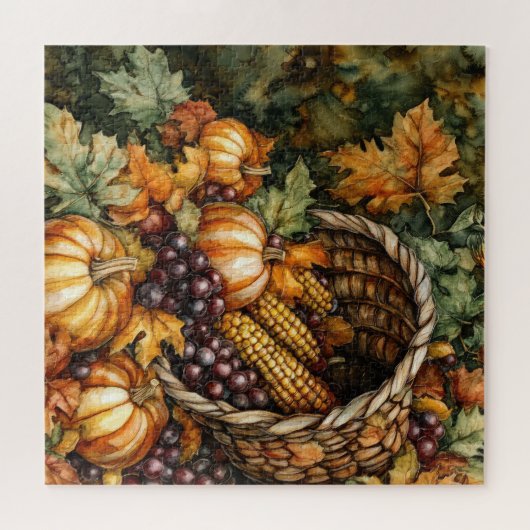 Autumn Cornucopia Jigsaw Puzzle Legpuzzel (Horizontaal)