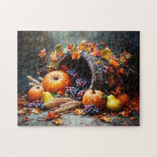 Autumn Cornucopia Legpuzzel (Horizontaal)