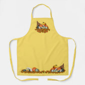 Autumn Cornucopia Thanksgiving Schort (Voorkant)