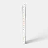 Autumn Cosy Doodle Pattern – Herfst pompoenen, bla Samsung Galaxy Hoesje (Linkerkant)