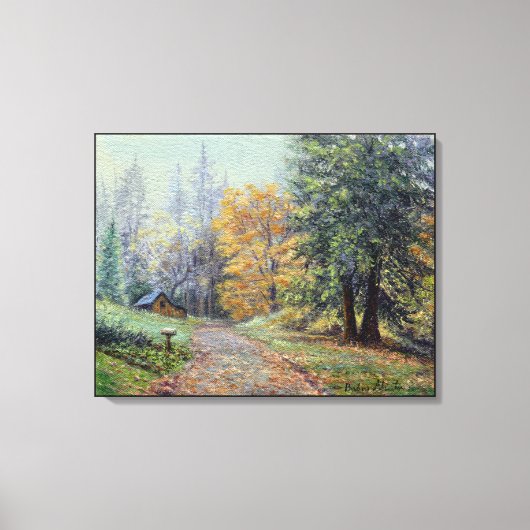 "Autumn Countryside" Canvas Afdruk (Voorkant)