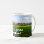 Autumn Countryside - Gepersonaliseerde Thanksgivin Koffiemok (Voorkant rechts)