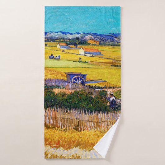 Autumn Countryside, Van Gogh Badhanddoek (Badhanddoek)