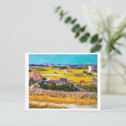 Autumn Countryside, Van Gogh Briefkaart (Staand voorkant)