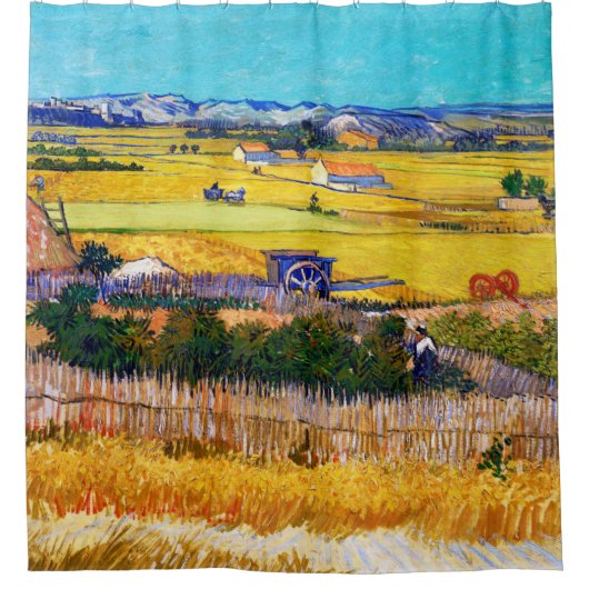 Autumn Countryside, Van Gogh Douchegordijn (Voorkant)