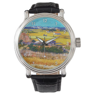Autumn Countryside, Van Gogh Horloge