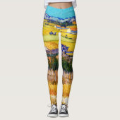 Autumn Countryside, Van Gogh Leggings (Voorkant)