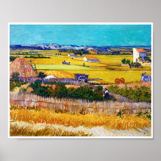 Autumn Countryside, Van Gogh Poster (Voorkant)