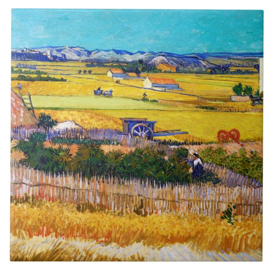 Autumn Countryside, Van Gogh Tegeltje (Voorkant)