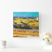Autumn Countryside, Van Gogh Vierkante Klok (Huis)