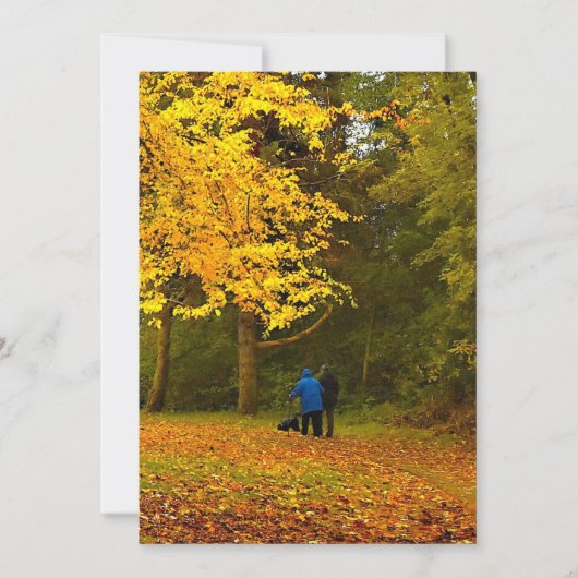 autumn couple kaart (Voorkant)