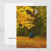 autumn couple kaart (Voorkant / Achterkant)