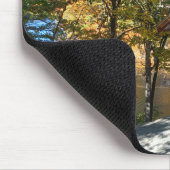 Autumn Covered Bridge Mouse Pad Muismat (Hoek)