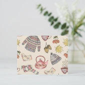 Autumn Cozy Briefkaart (Staand voorkant)